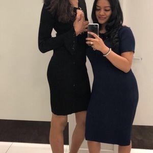 Michael Kors navy sweater dress